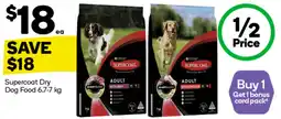 Woolworths Supercoat Dry Dog Food 6.7-7 kg offer