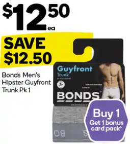 Woolworths Bonds Men's Hipster Guyfront Trunk Pk 1 offer
