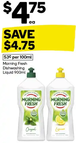Woolworths Morning Fresh Dishwashing Liquid 900ml offer