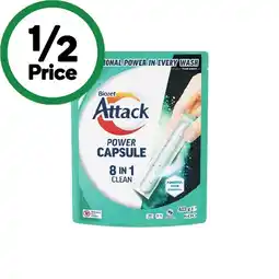 Woolworths Biozet Attack Power Laundry Capsules Pk 30 offer