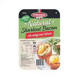 Woolworths D'Orsogna Natural Shortcut Bacon 200g – From the Fridge offer