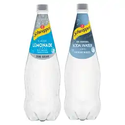 Woolworths Schweppes Soft Drinks or Mixer Varieties 1.1 Litre offer