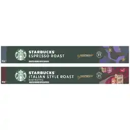 Woolworths Starbucks By Nespresso Coffee Pods Pk 10 offer