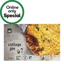 Woolworths Woolworths Family Classic Ready Meals 800g-1.1 kg – From the Fridge offer