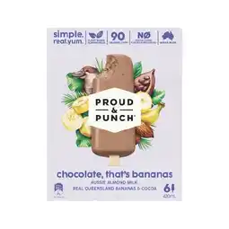 Woolworths Proud & Punch Sticks 420-450ml Pk 6 – From the Freezer offer