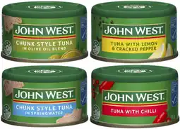 Coles John West Tuna Tempters 95g offer