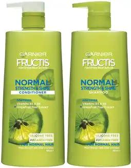 Coles Garnier Fructis Shampoo or Conditioner 850mL offer