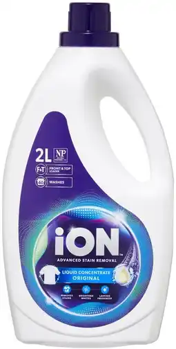 Coles iON Laundry Liquid 2 Litre offer