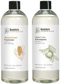 Coles Bosisto's Hand Wash Refill 1 Litre offer