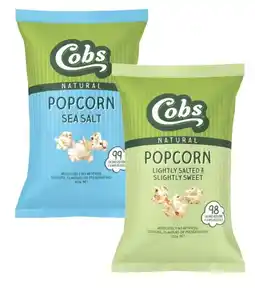Coles Cobs Popcorn 80g-120g offer