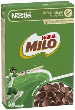 Coles Nestlé Milo Cereal 620g offer
