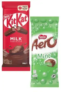 Coles Nestlé Block Chocolate 118g-180g offer