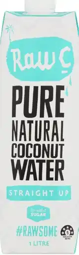 Coles Raw C Coconut Water 1 Litre offer