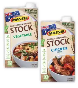 Coles Massel Gourmet Liquid Stock 1 Litre offer