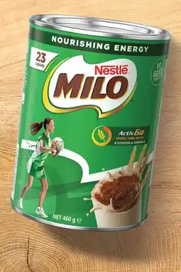 Coles Nestlé Milo 395g-460g offer