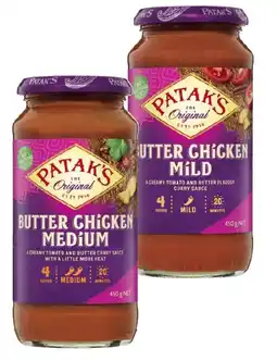 Coles Patak's Simmer Sauce 450g offer