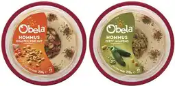 Coles Obela Garnished Hommus Dip 220g offer