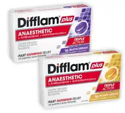 Coles Difflam Plus Anaesthetic Lozenges 16 Pack^ offer