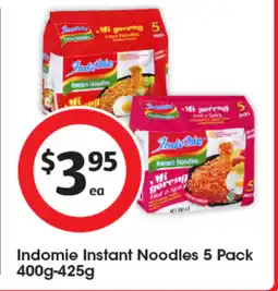 Coles Indomie Instant Noodles 5 Pack 400g-425g offer