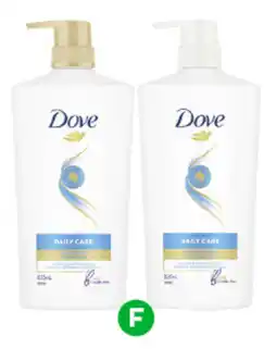Woolworths Dove Shampoo or Conditioner 820ml offer