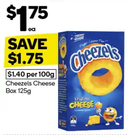 Woolworths Cheezels Cheese Box 125g offer