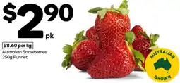Woolworths Australian Strawberries 250g Punnet offer