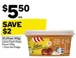 Woolworths Latina Fresh Pasta Sauce 425g offer