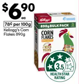 Woolworths Kellogg's Corn Flakes 890g offer