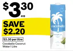 Woolworths Cocobella Coconut Water 1 Litre offer