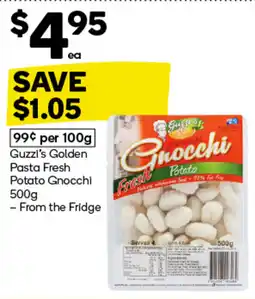 Woolworths Guzzi's Golden Pasta Fresh Potato Gnocchi 500g offer