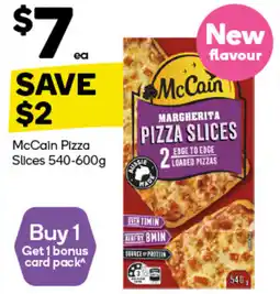 Woolworths McCain Pizza Slices 540-600g offer