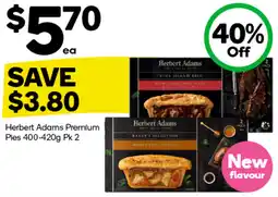 Woolworths Herbert Adams Premium Ples 400-420g Pk 2 offer