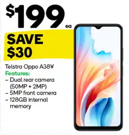 Woolworths Telstra Oppo A38 offer