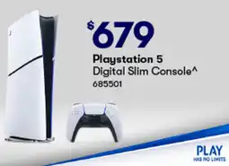 Woolworths Playstation 5 Digital Slim Console 685501 offer