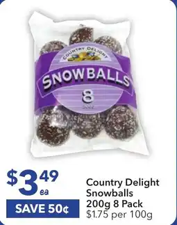 Ritchies Country Delight Snowballs 200g 8 Pack offer