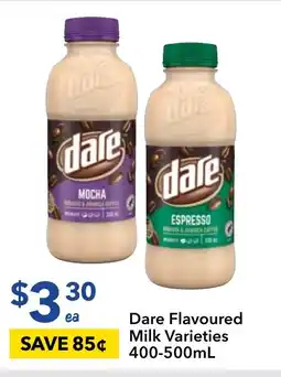 Dare Flavoured Milk Varieties 400-500mL