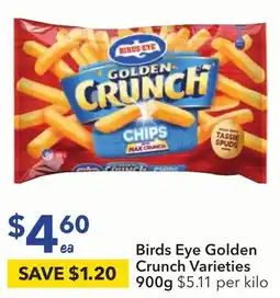 Ritchies Birds Eye Golden Crunch Varieties 900g offer