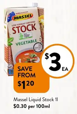 Foodworks Massel Liquid Stock 11 offer