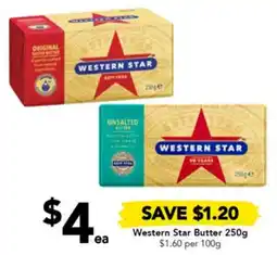 Drakes Western Star Butter 250g offer
