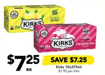 Drakes Kirks 10x375ml offer