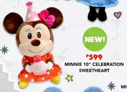 MINNIE 10" CELEBRATION SWEETHEART