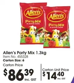 C-Store Distribution Allen's Party Mix offer