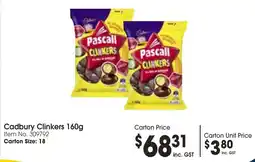 C-Store Distribution Cadbury Clinkers offer