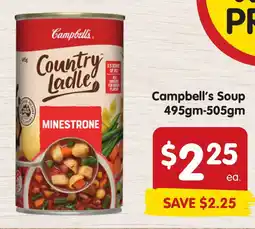 Spar Campbell's Soup offer