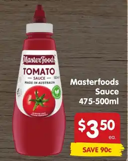 Spar Masterfoods Sauce offer