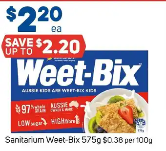 Foodland Sanitarium Weet-Bix offer