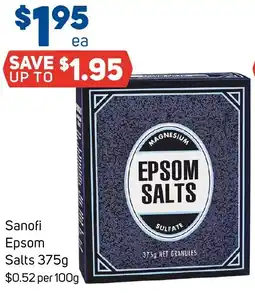 Foodland Sanofi Epsom Salts offer