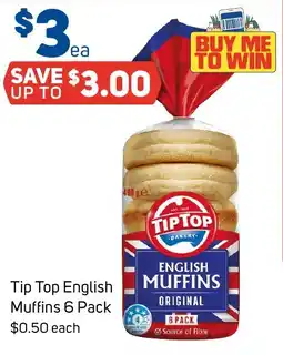 Foodland Tip Top English Muffins offer