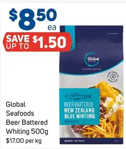 Foodland Global Seafoods Beer Battered Whiting offer