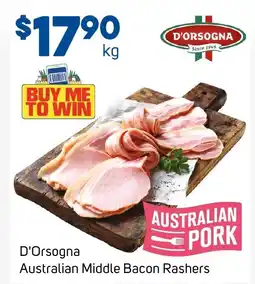 Foodland D'Orsogna Australian Middle Bacon Rashers offer